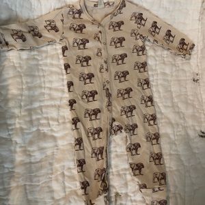 Kate Quinn Organics Bulldog Footed One Piece